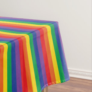 Rainbow & Clouds Cute 1st Birthday Party Tablecloth