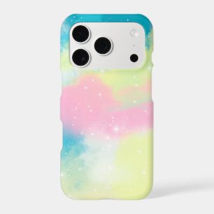 Rainbow clouds glitter sparkle stars