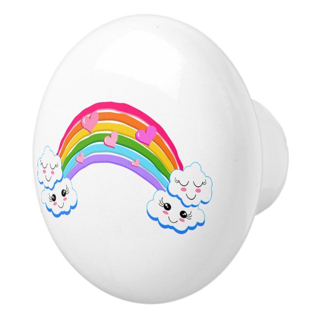 Rainbow Clouds Knob (Right)