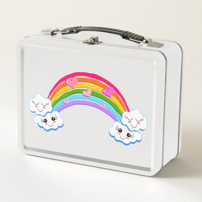 Rainbow Clouds Lunchbox (Front)