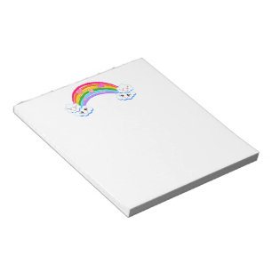 Rainbow Clouds Notepad