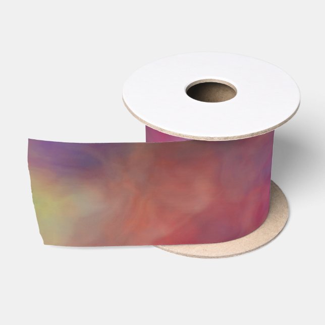 Rainbow Clouds   Satin Ribbon (Spool)