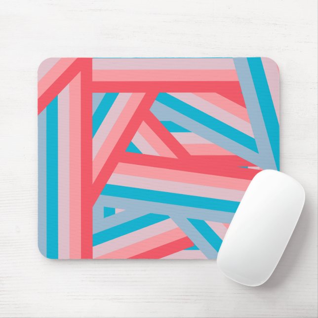Rainbow Collage  Mouse Pad (With Mouse)