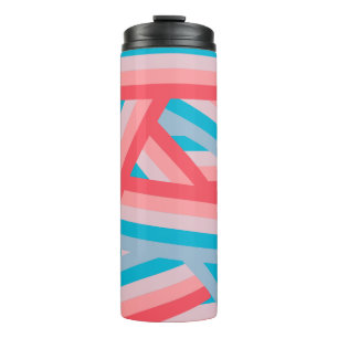 Rainbow Collage  Thermal Tumbler
