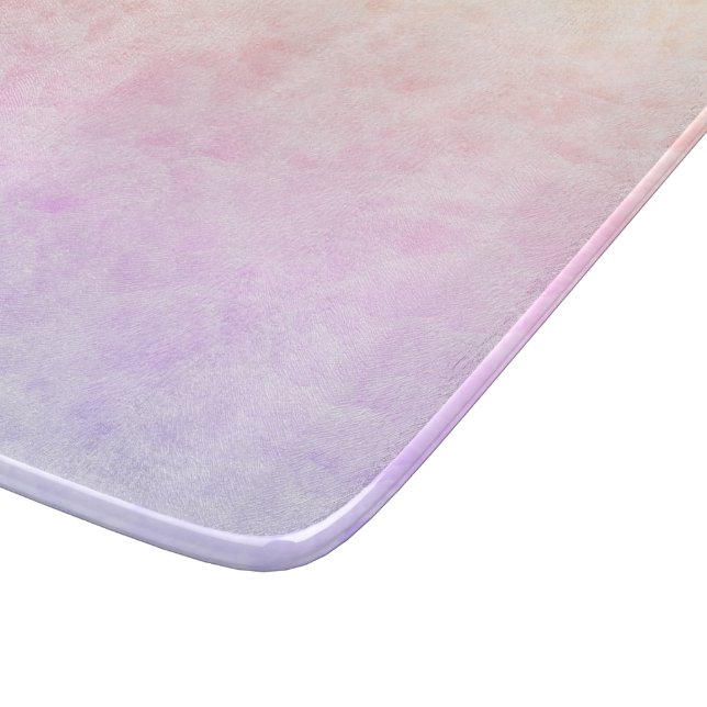 Rainbow Color Rainbow Pastel marmor marble Cutting Board (Corner)