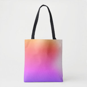 Rainbow color  tote bag