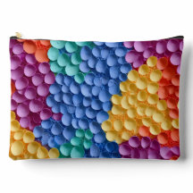 RAINBOW COLORED 3D LOOK FLOWERS
