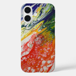 Rainbow Colors iPhone 16 Case