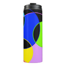 Rainbow colors circles design