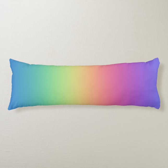 Rainbow Colors Gradient Body Cushion (Front)