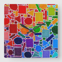 Rainbow Colour Chart Wheel modern abstract art