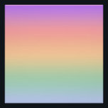 Rainbow colour gradient background poster<br><div class="desc">Rainbow gradient colours.</div>