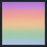 Rainbow colour gradient background poster<br><div class="desc">Rainbow gradient colours.</div>