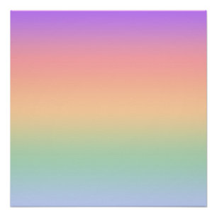 Rainbow colour gradient background poster