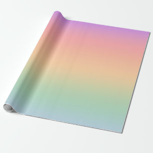 Rainbow colour gradient background wrapping paper