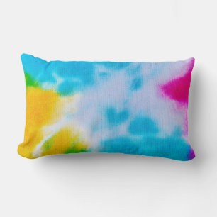 Rainbow colour lumbar cushion