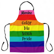 Rainbow colour me with pride Personalise  