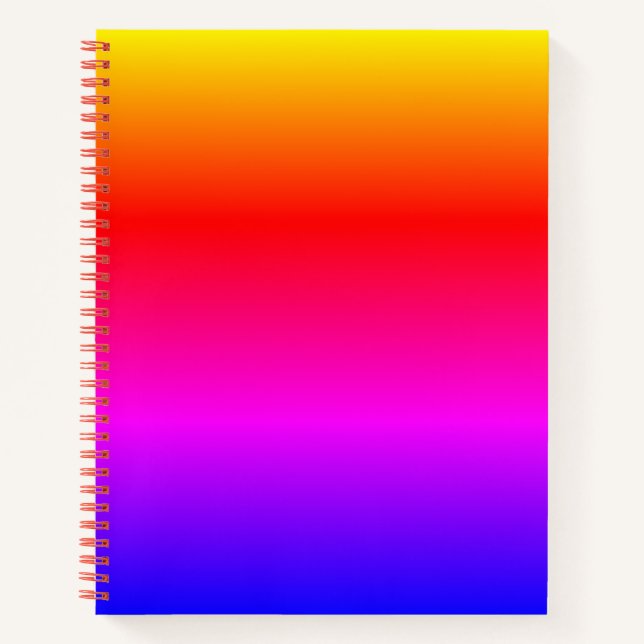 Rainbow Colour Notebook (Front)