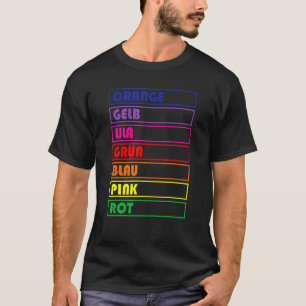 Rainbow Colour Optical Illusionist Magician T-Shirt