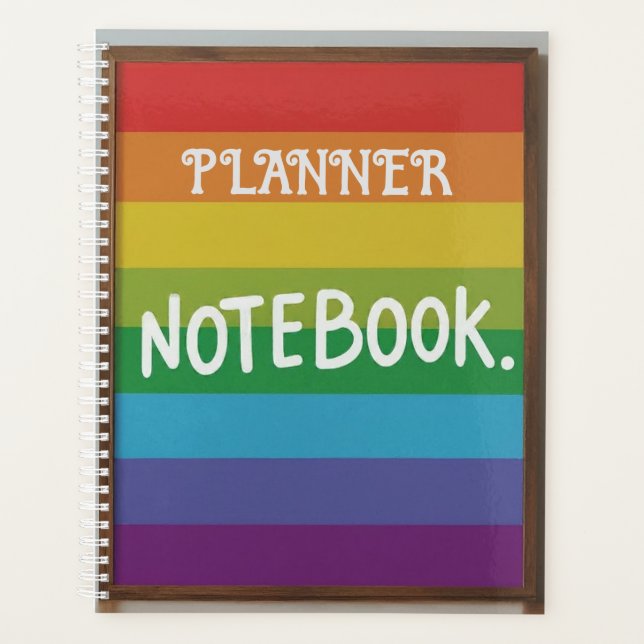 Rainbow Colour Planner (Front)