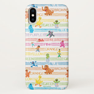 Rainbow Colour Sesame Pals Pattern Case-Mate iPhone Case