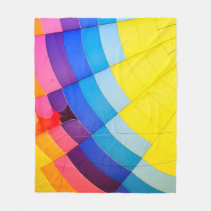 Rainbow Colourd Fleece Blanket