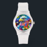 Rainbow Coloured Bald Eagle-654568 Watch<br><div class="desc">Rainbow Coloured Bald Eagle-654568</div>