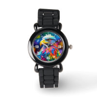 Rainbow Coloured Bald Eagle-654568