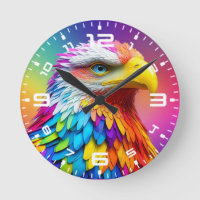 Rainbow Coloured Bald Eagle-65456