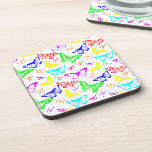 Rainbow Coloured Butterflies Flying Coaster