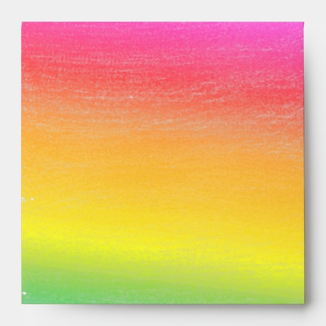 Rainbow Coloured Envelope (Front)