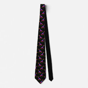 Rainbow Coloured Giraffe Tie