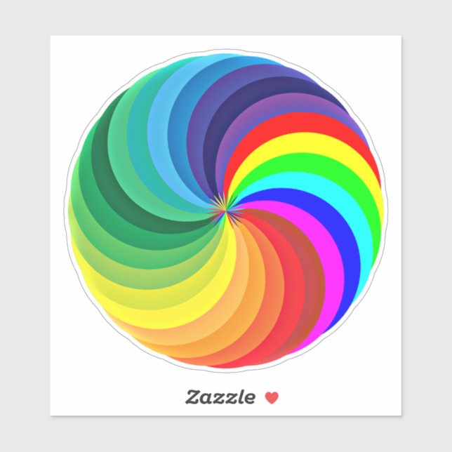 Rainbow Coloured Mandala-46556 (Sheet)