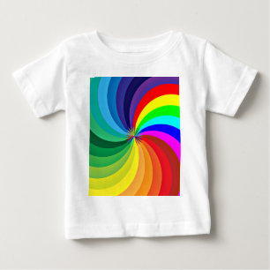 Rainbow Coloured Mandala-46556 Baby T-Shirt