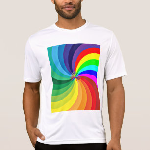 Rainbow Coloured Mandala-46556 T-Shirt