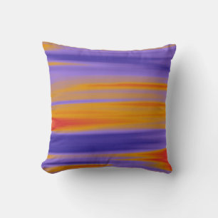 Rainbow Coloured Painting Art Design Abstract Cushion
