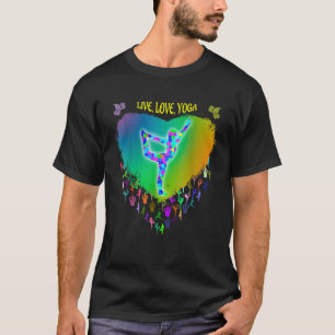 Rainbow Coloured Stained Glass Pattern T Shirt