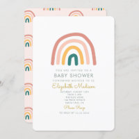 Rainbow Colourful Baby Shower 