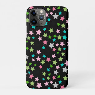 Rainbow Colourful Stars Black Starry Night Case-Mate iPhone Case