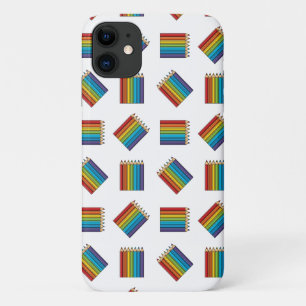 Rainbow Colouring Pencils Case-Mate iPhone Case