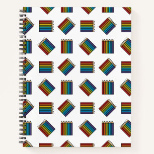 Rainbow Colouring Pencils Notebook