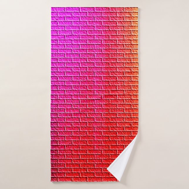 Rainbow colours abstract background. Gradient.abst Bath Towel (Bath Towel)