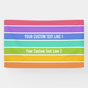 Rainbow Colours custom banner