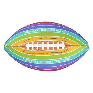 Rainbow Colours custom football