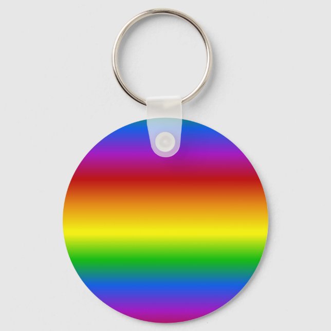 Rainbow Colours custom key chain (Front)