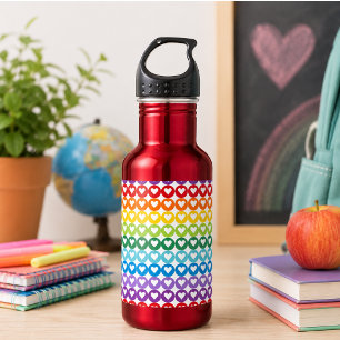 Rainbow Colours Cute Back to School 532 Ml Water Bottle