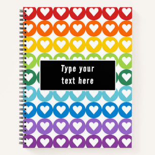 Rainbow Colours    Cute Back to School Notebook