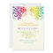 Rainbow colours damask wedding rehearsal dinner