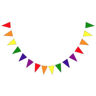 Rainbow Colours LGBTQ Pride Celebration Bunting