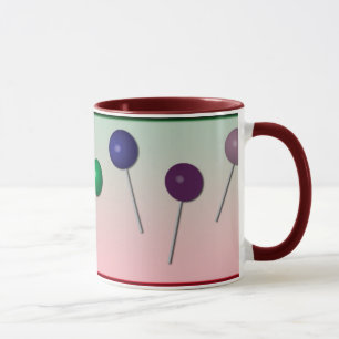 Rainbow Colours Lollipop Mug